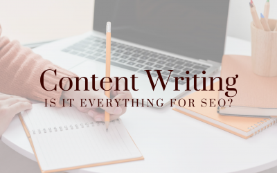 Is Content Writing Everything in SEO?