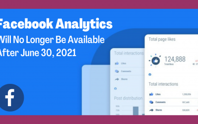 Facebook Analytics will no longer be available after June 30, 2021