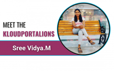 Meet The KloudportaLIONs-Sree Vidya.M
