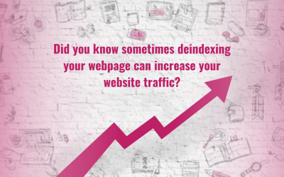 Did you know sometimes deindexing your webpage can increase your website traffic?