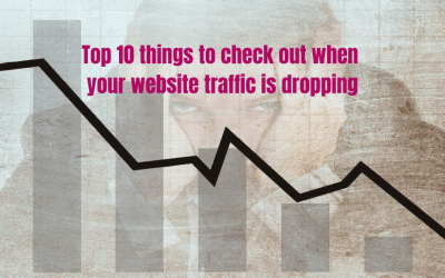 Top 10 things to check out when your website traffic is dropping