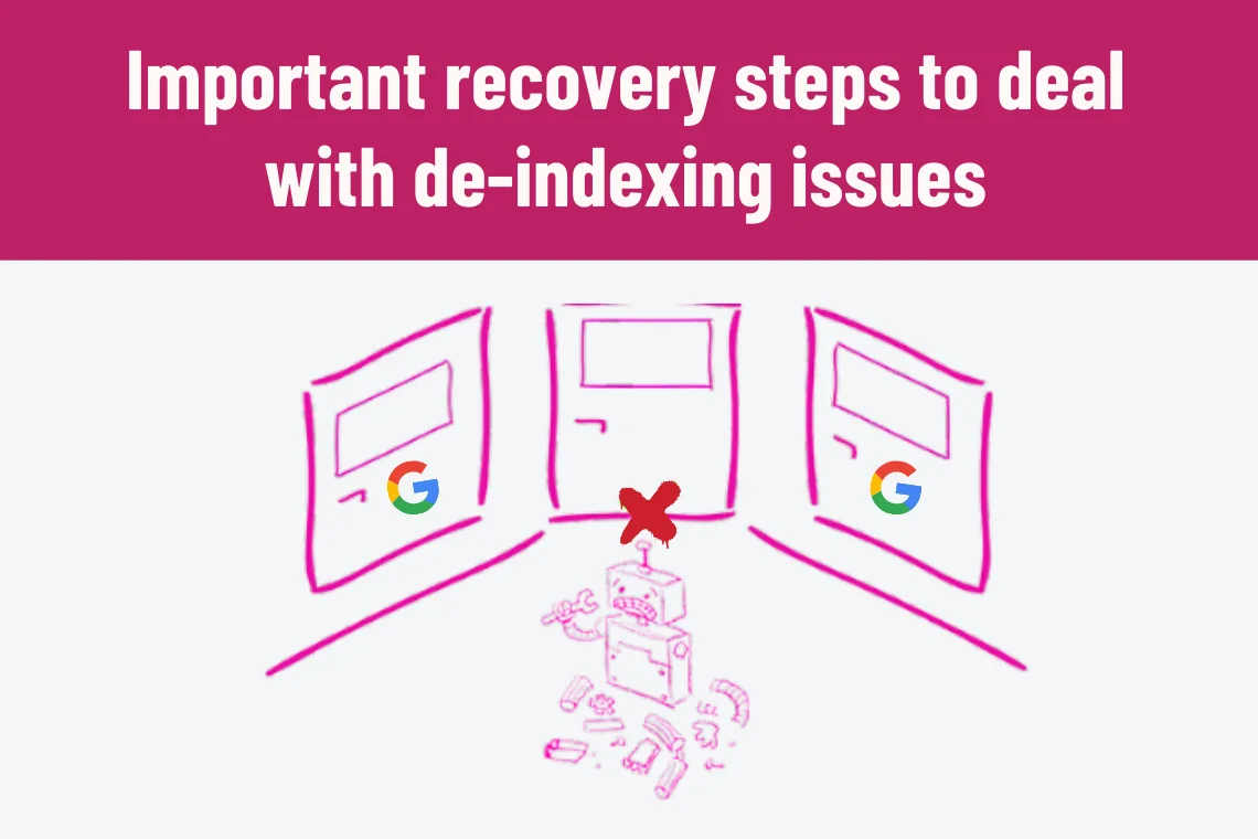 Important recovery steps to deal with de-indexing issues 