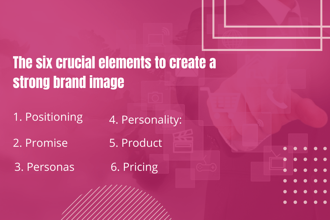 The six crucial elements to create a strong brand image