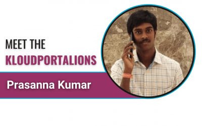 Meet The KloudportaLIONs – Prasanna Kumar