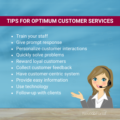 Tips for optimum customer services