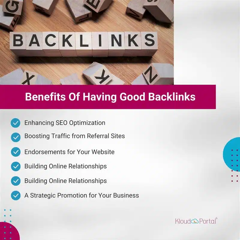 Benefits of having good backlinks